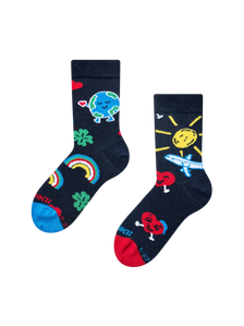Lustige Kindersocken Liebe auf der ganzen Welt
