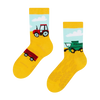 Lustige Kindersocken Traktor