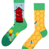 Lustige Socken Bienenstock