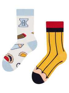 Lustige Kindersocken Bleistift