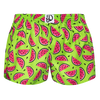 Lustige Damenshorts Saftige Wassermelone