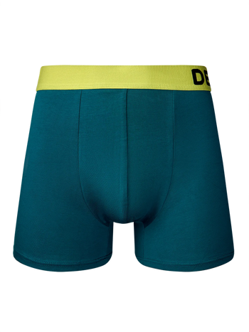 Blaugrüne und Gelbe Boxershorts