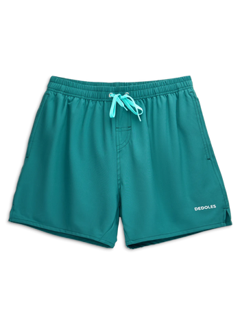 Smaragdgrüne Badeshorts für Männer