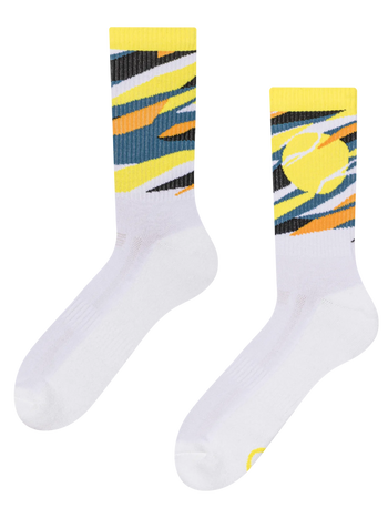 Lustige funktionelle Socken Tennisball