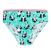 Lustige Höschen für Mädchen Panda und Herzen