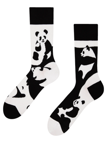 Lustige Socken Abstrakter Panda