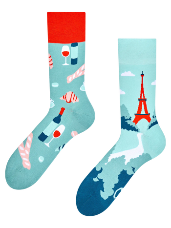 Lustige Socken Frankreich