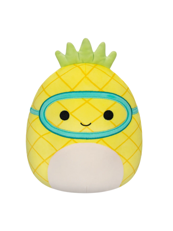 Squishmallows Maui die Ananas mit Tauchermaske, 20 cm