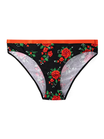 Lustige Damenhöschen Rosen