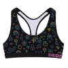 Lustige Damenbralette Neon-Liebe