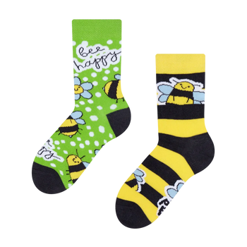 Lustige Kindersocken Bienen
