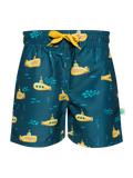 Lustige Badeshorts für Jungen Gelbes U-Boot