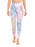 Lustige Sportleggings Pastell-Mandala