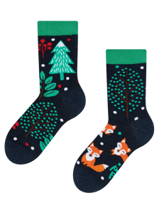 Lustige Kindersocken Rotfuchs