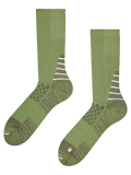 Mid-Calf-Wandersocken für Herren Dunkelgrün