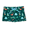 Lustige elastische Badeshorts für Kinder Dino-Skatepark
