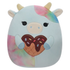 Squishmallows Caedia die blau gefleckte Kuh, 20 cm