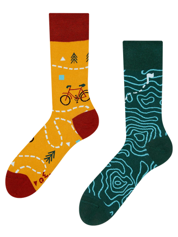 Lustige Socken Auf der Strecke