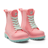 Lustige flamingorosa Regenstiefel für Kinder