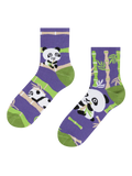 Lustige Crewsocken Panda-Akrobat