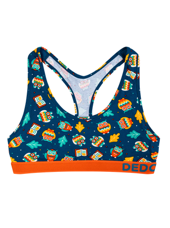 Lustige Damenbralette Kluge Eule