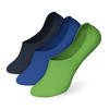 3er-Pack No-Show-Socken aus Baumwolle Natur