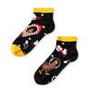 Lustige Knöchelsocken für Kinder Astronautenhuhn