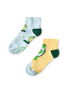 Lustige Knöchelsocken für Kinder Die surfende Schildkröte