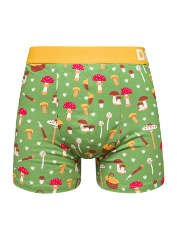 Lustige Boxershorts für Männer Pilzjagd