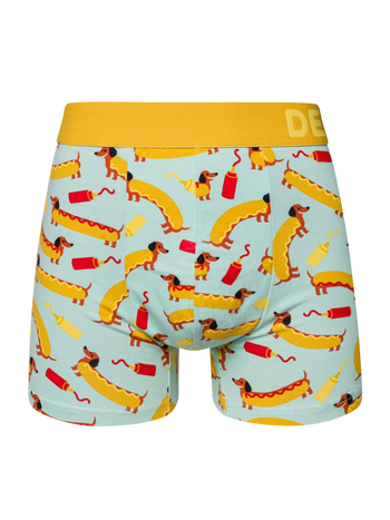 Lustige Boxershorts für Männer Hotdog