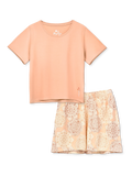 Lounge-Set für Damen Beige Mandala