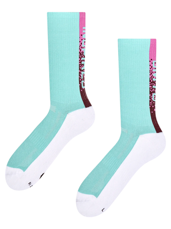 Lustige funktionelle Socken Mint-Moment