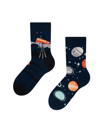 Lustige Kindersocken Kosmos