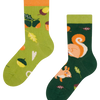 Lustige Kindersocken Eichhörnchen