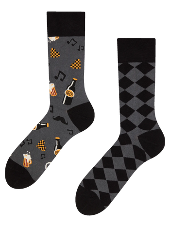 Lustige Bambussocken Bier-Party