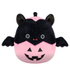 Squishmallows Emily die schwarze Fledermaus in rosa Jack-O'-Lantern, 20 cm