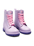 Hellviolette Regenstiefel für Frauen