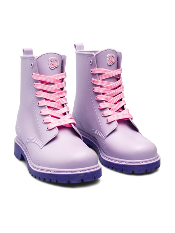 Hellviolette Regenstiefel für Frauen