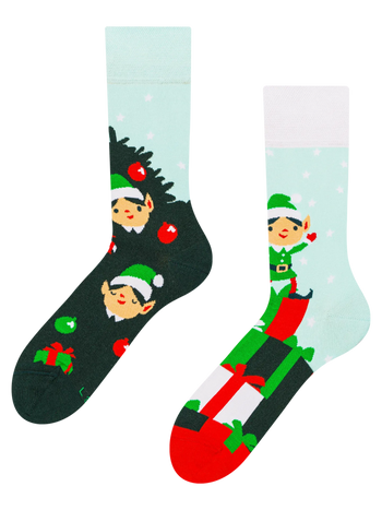 Lustige Socken Elfen & Geschenke