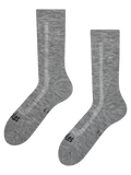 Graue Merinowoll-Frotteesocken