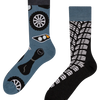 Lustige Socken Fahrer