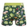 Lustige Boxershorts für Männer Koi-Fische und Seerosen