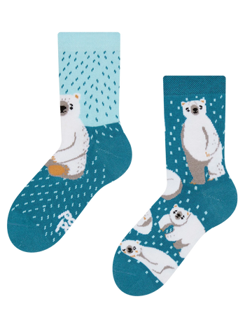 Lustige Kindersocken Eisbären