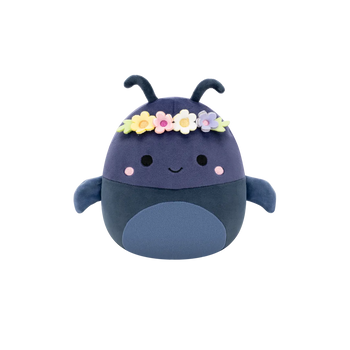 Squishmallows Tyrone der Marine-Mistkäfer mit Blumenkrone, 20 cm