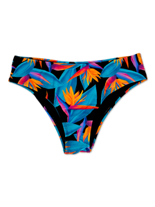 Bikinihöschen mit mittlerer Taille Paradiesvogelblume