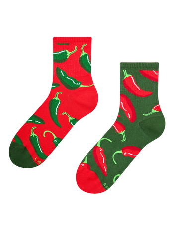 Crewsocken Chilischoten