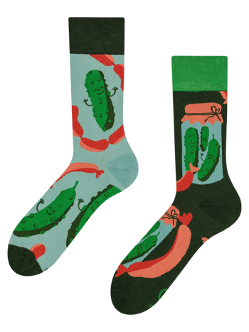 Lustige Socken Essiggurken