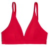 Leidenschaftliches Rot Nahtlose Bralette in Triangelform für Damen