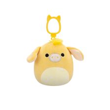Squishmallows Clip-On Gavyn der gelbe Esel, 9 cm