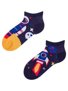 Lustige Knöchelsocken für Kinder Astronaut